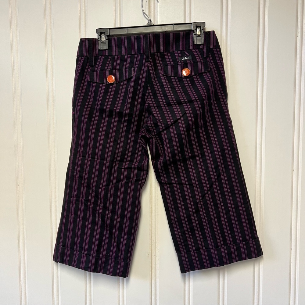 Hurley Black and Pink Low Rise Capri pants Y2k size 5 - Picture 8 of 8